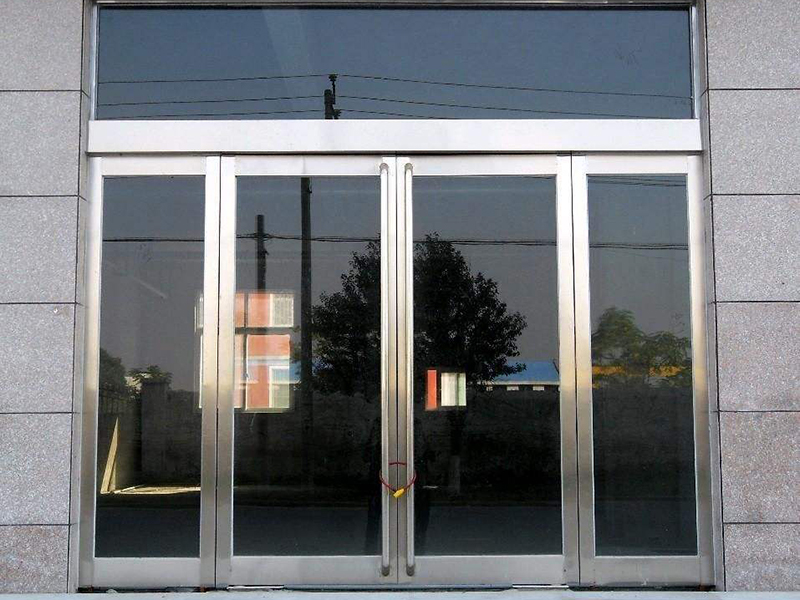 济南玻璃门安装案例